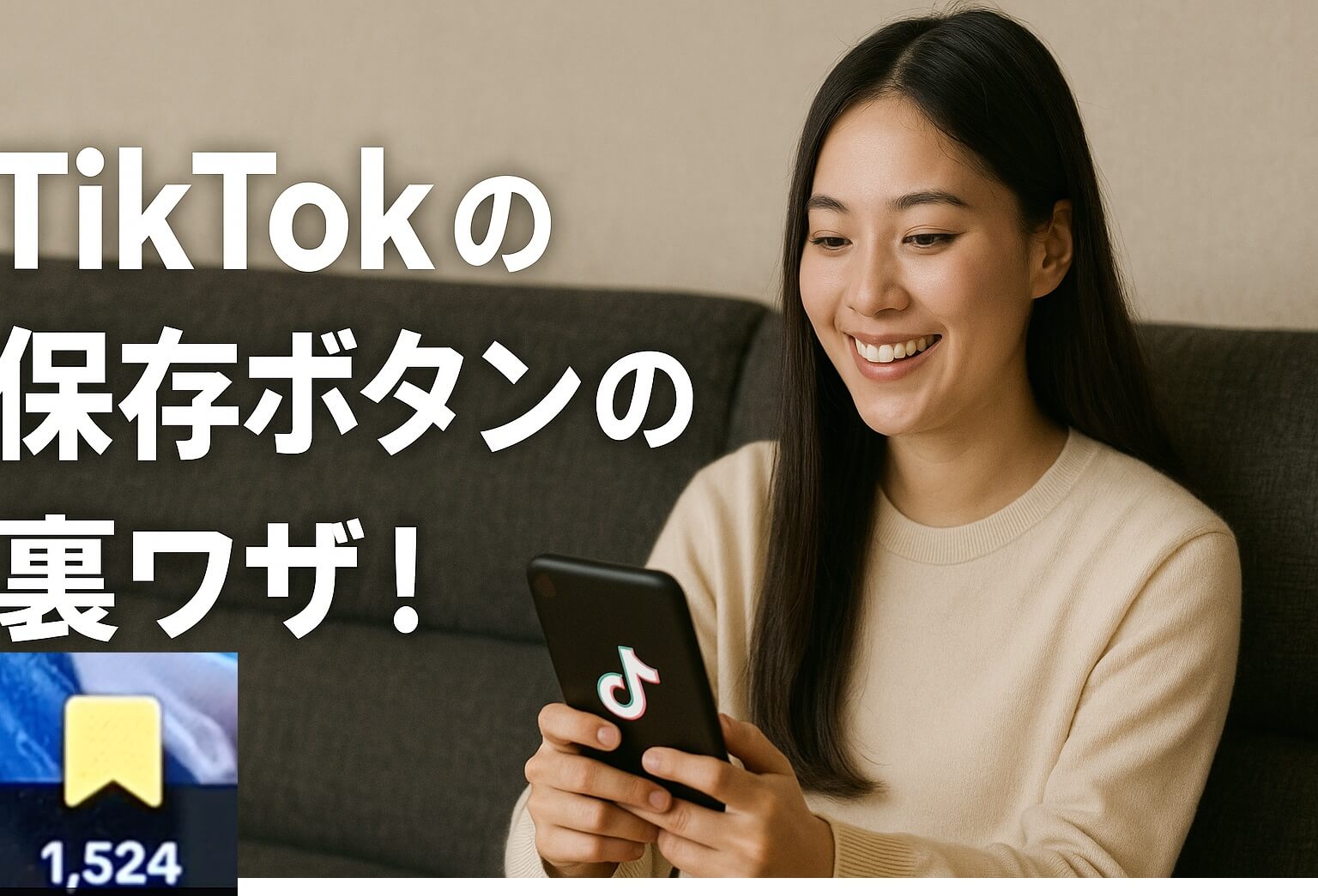 Tiktok保存ボタンの裏ワザ